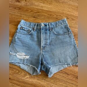Rag & Bone Justine High Waist Cut Off Shorts Size 25